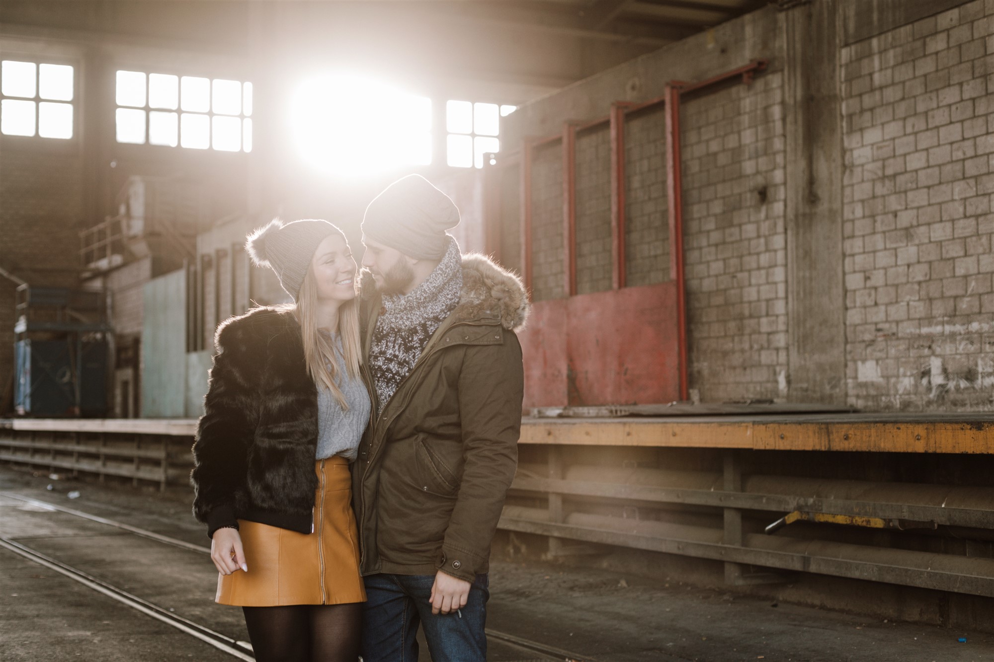 Paarfotoshooting beim Hafen in Basel
