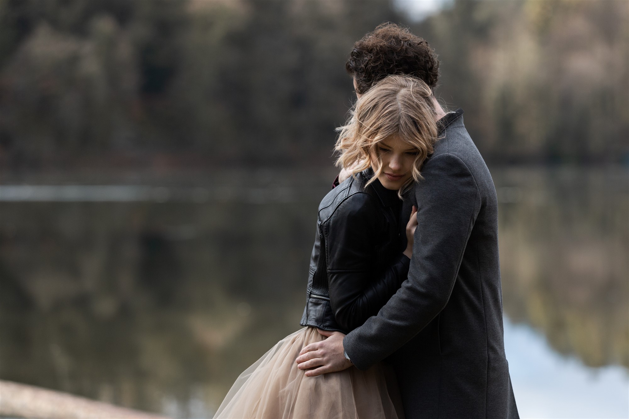 Romantisches und kuschliges Fotoshooting am Bergsee