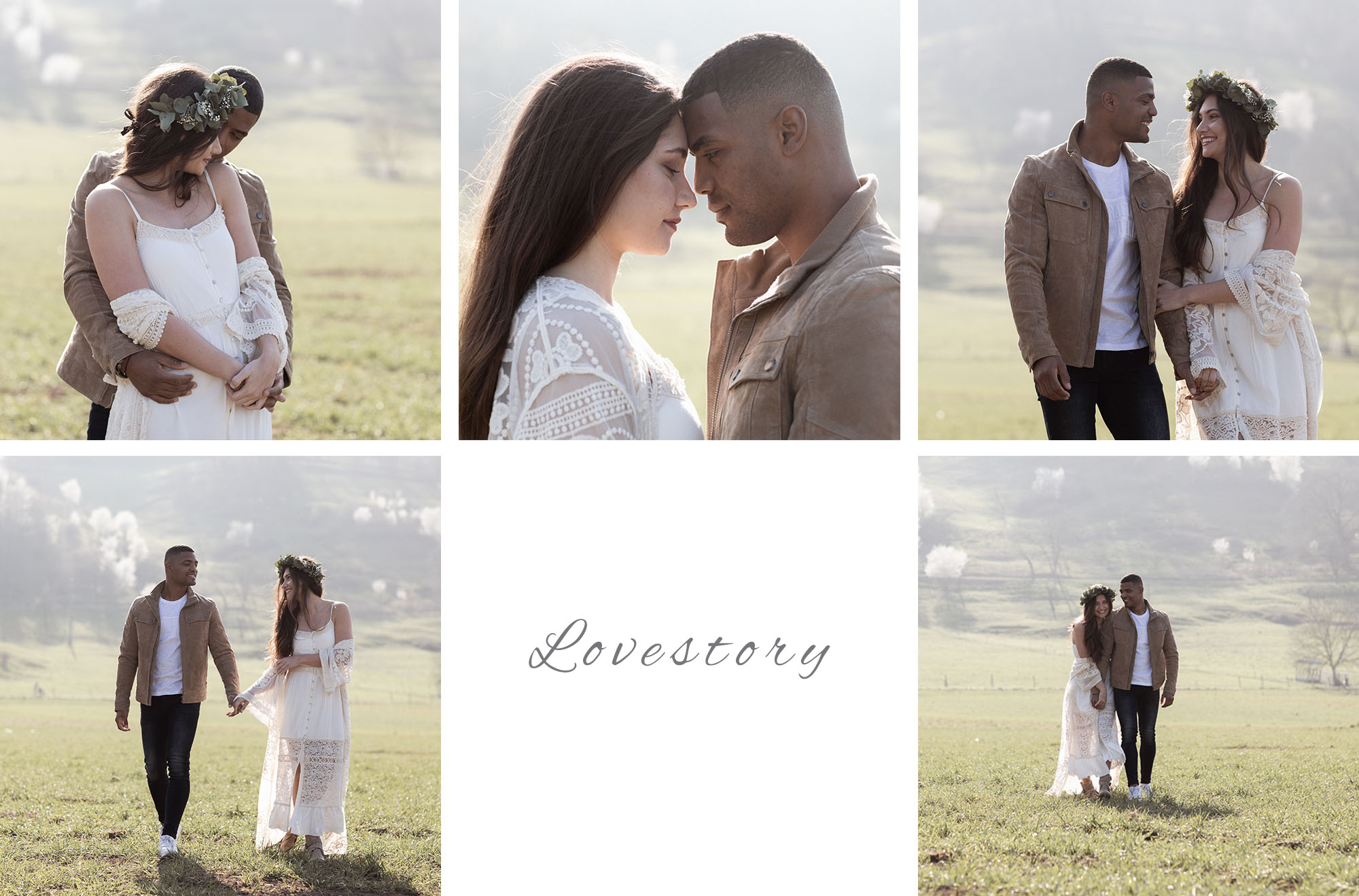 Romantisches Paarfotoshooting in der Natur bei der Fotografin Nicole.Gallery aus Basel