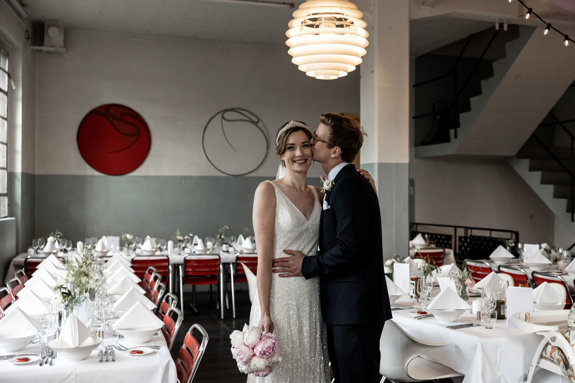 Hochzeitsdekoration im Ostquai - Hochzeitsfotograf Basel