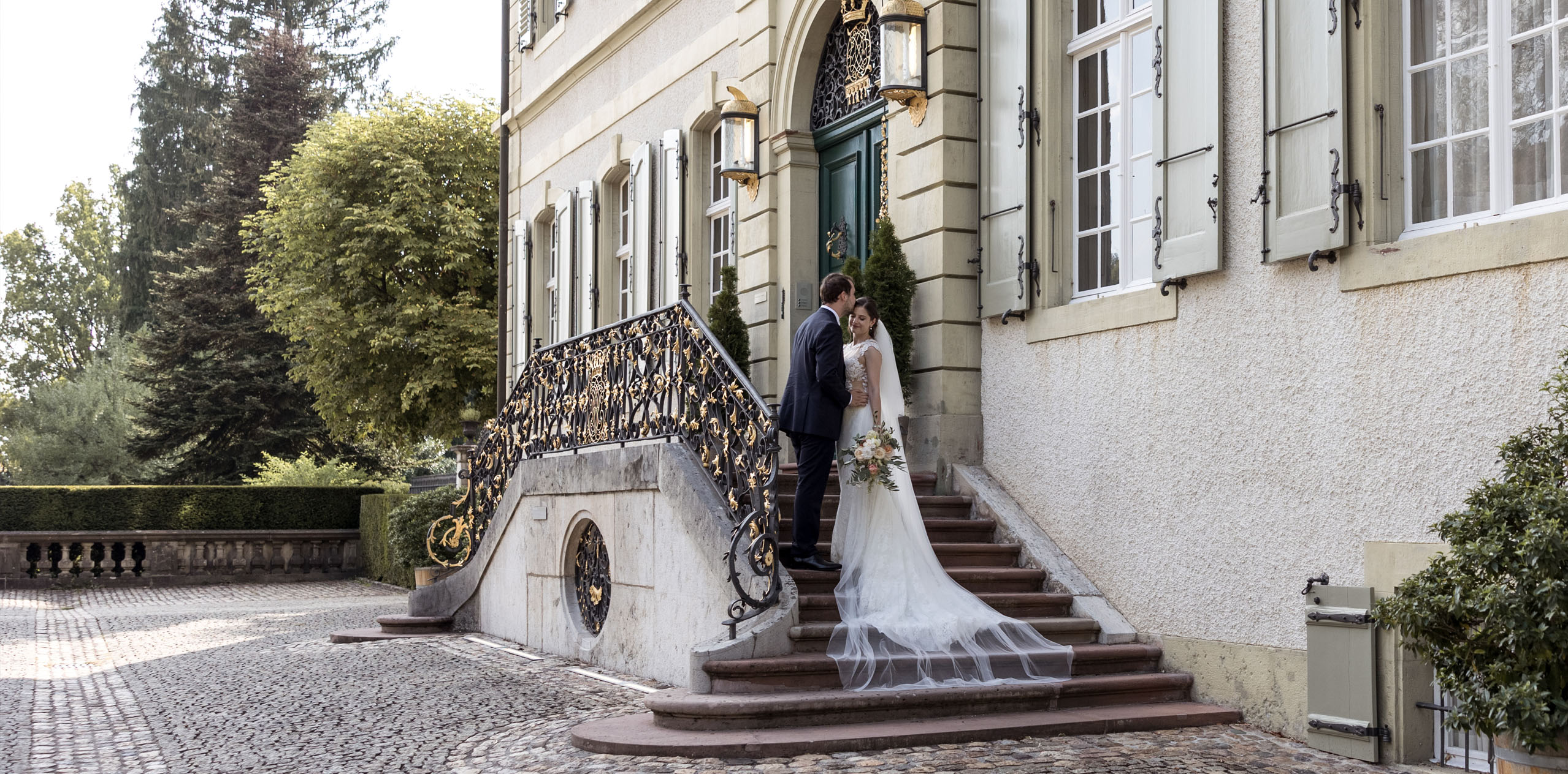 Hochzeitsfotografen Basel Schweiz - Villa Wenkenhof in Riehen