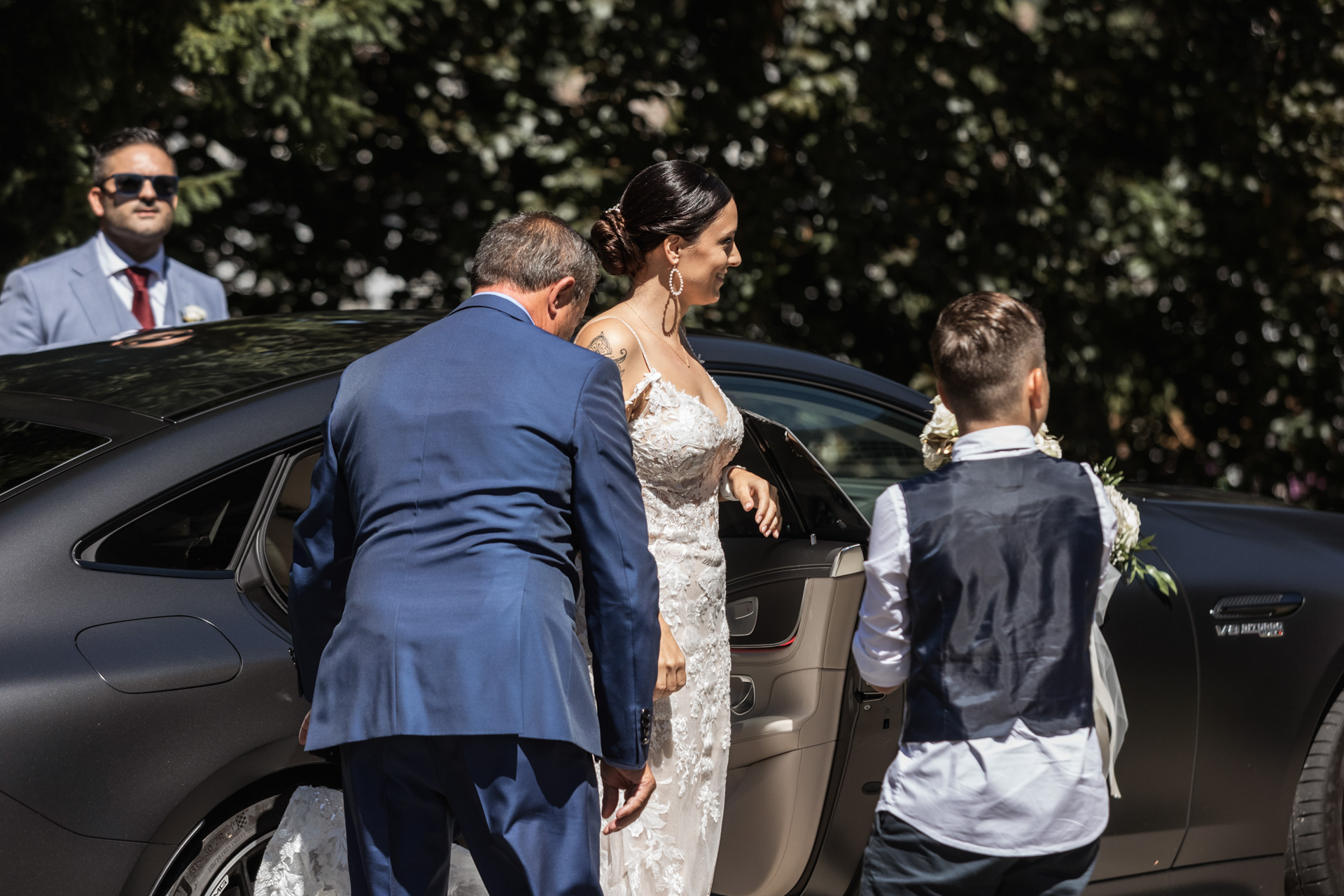 Die Ankunft der Braut - Hochzeitsfotograf Basel