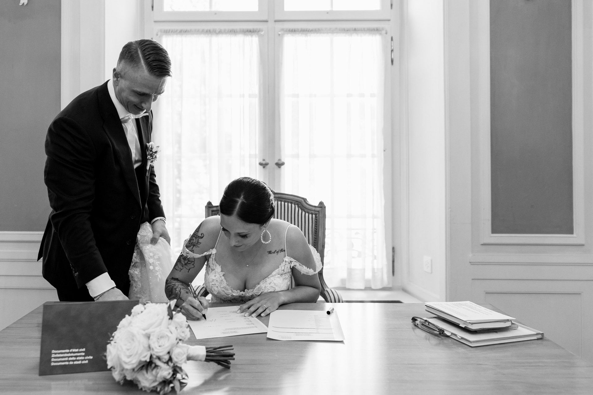 Die Unterschrift - Hochzeitsfotograf Basel