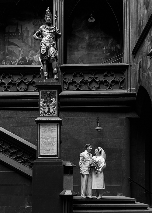 Ziviltrauung Basel - Rathaus Hochzeitsfotograf Basel Schweiz