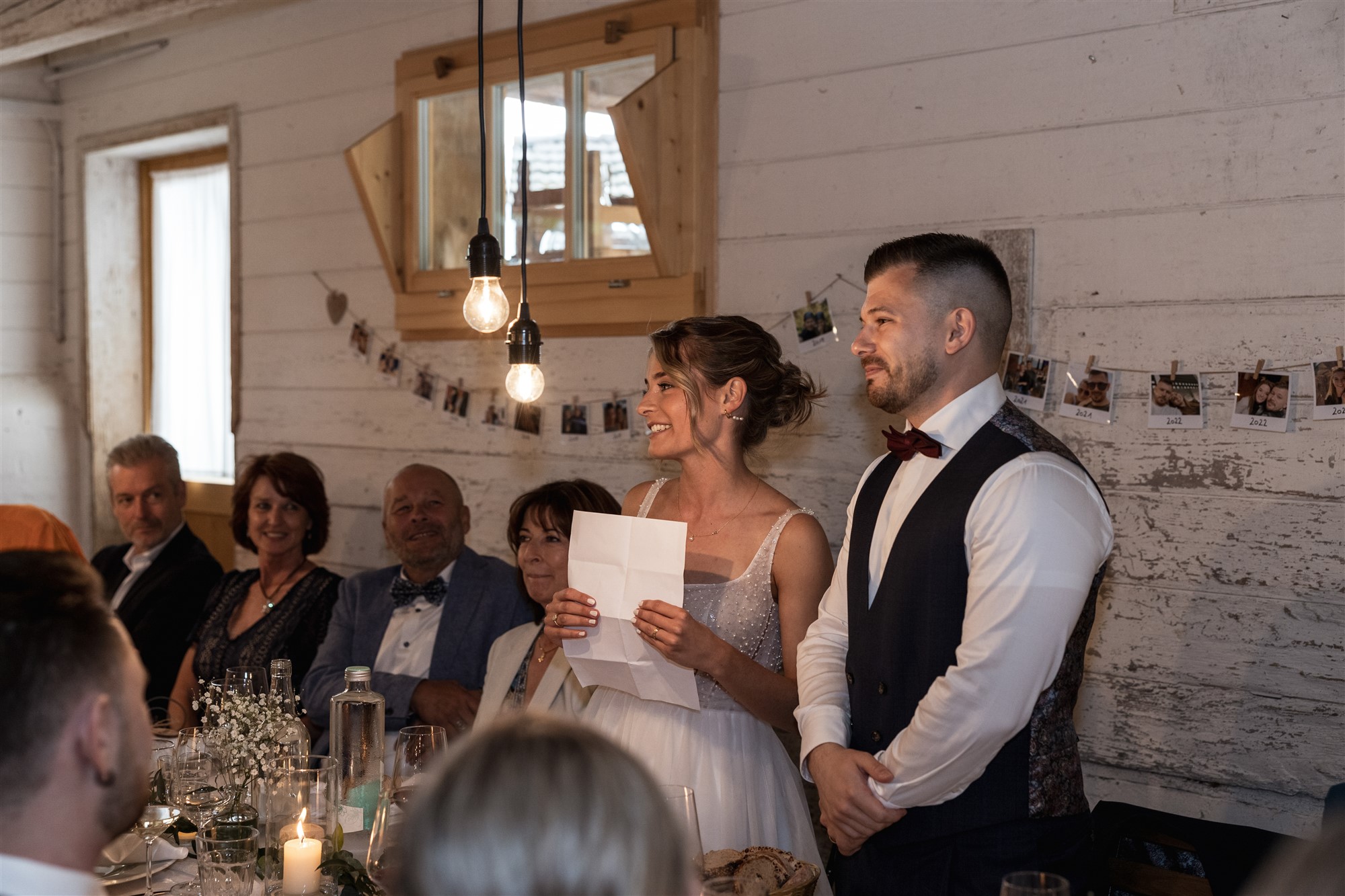 Hochzeit LaFamiglia Fluhberg - Ansprache des Paares - Hochzeitsfotograf Basel Schweiz