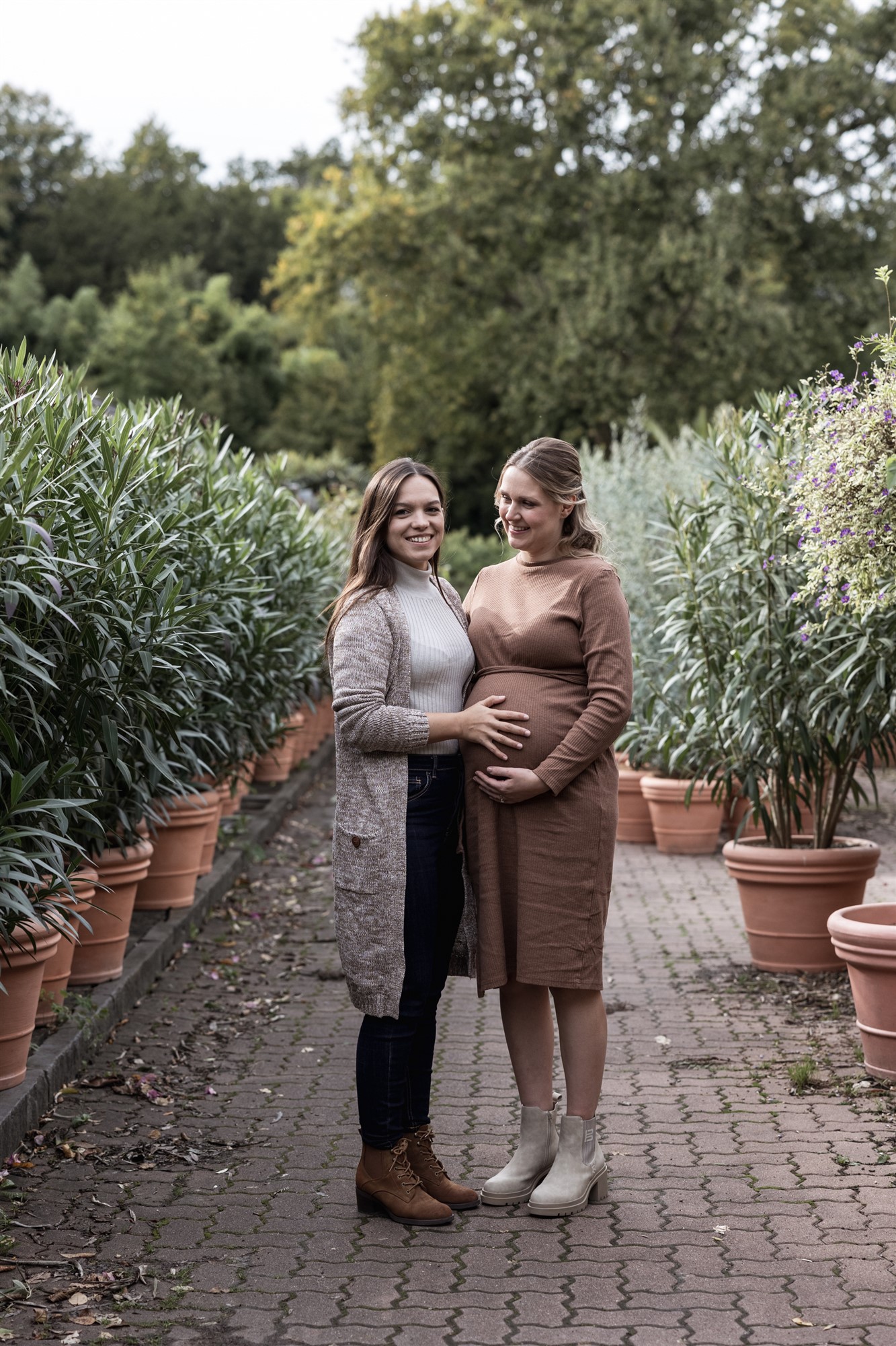 Schwangerschafts Fotoshooting in der Natur - Fotograf Nicole.Gallery aus Basel