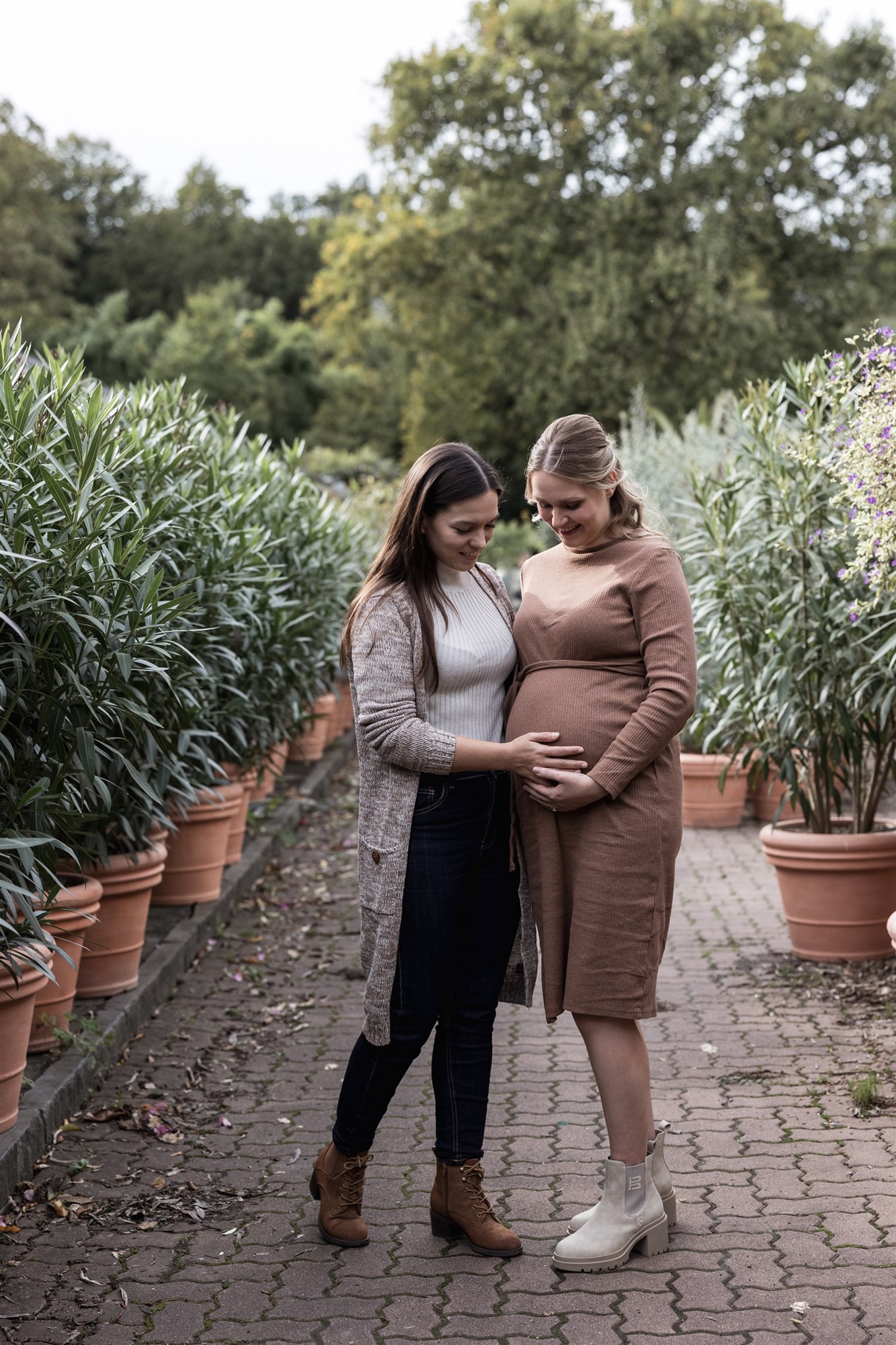 Schwangerschafts Fotoshooting in der Natur - Fotograf Nicole.Gallery aus Basel