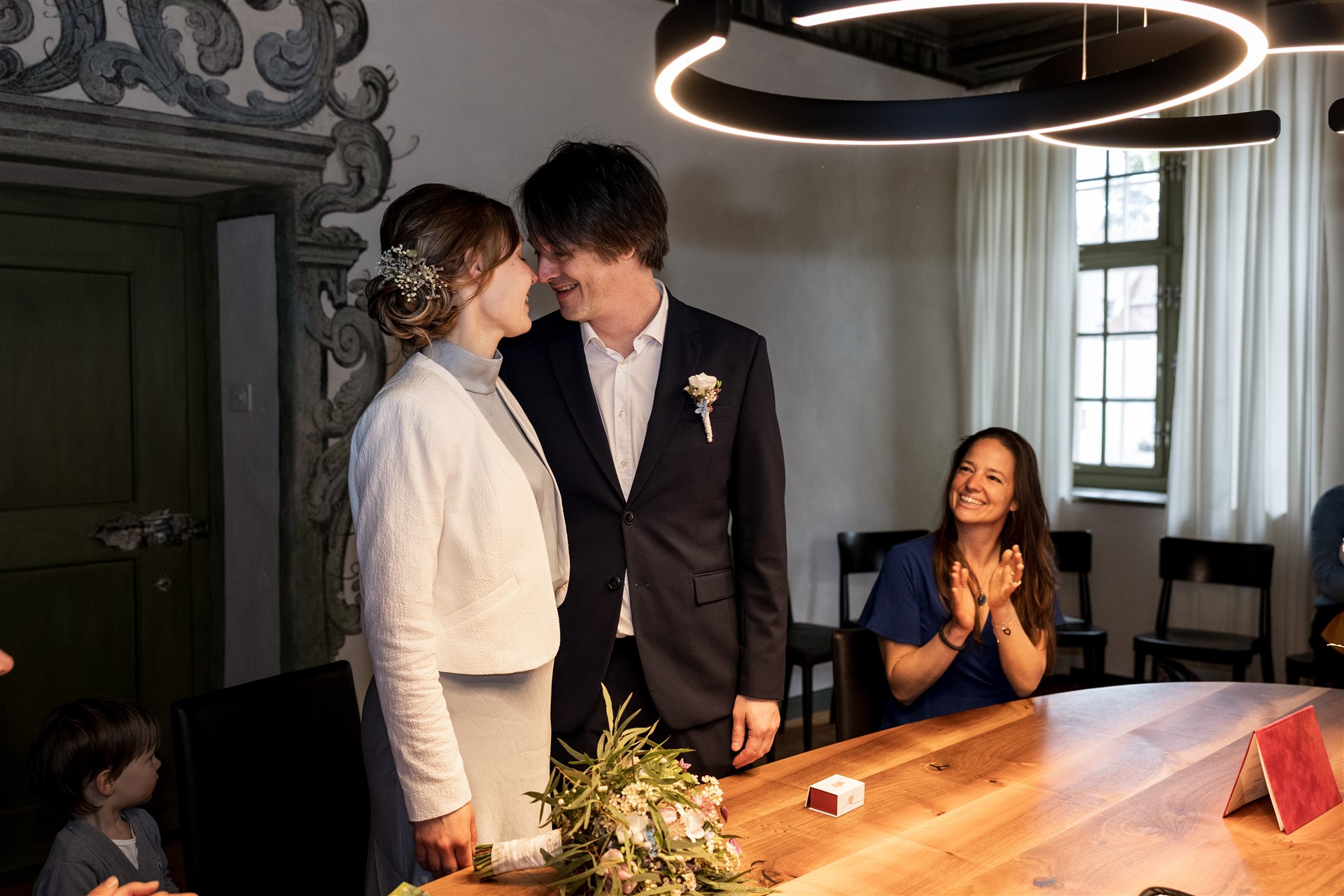 Lüscherhaus in Riehen - Die emotionale Ziviltrauung - Hochzeitsfotograf Basel Schweiz