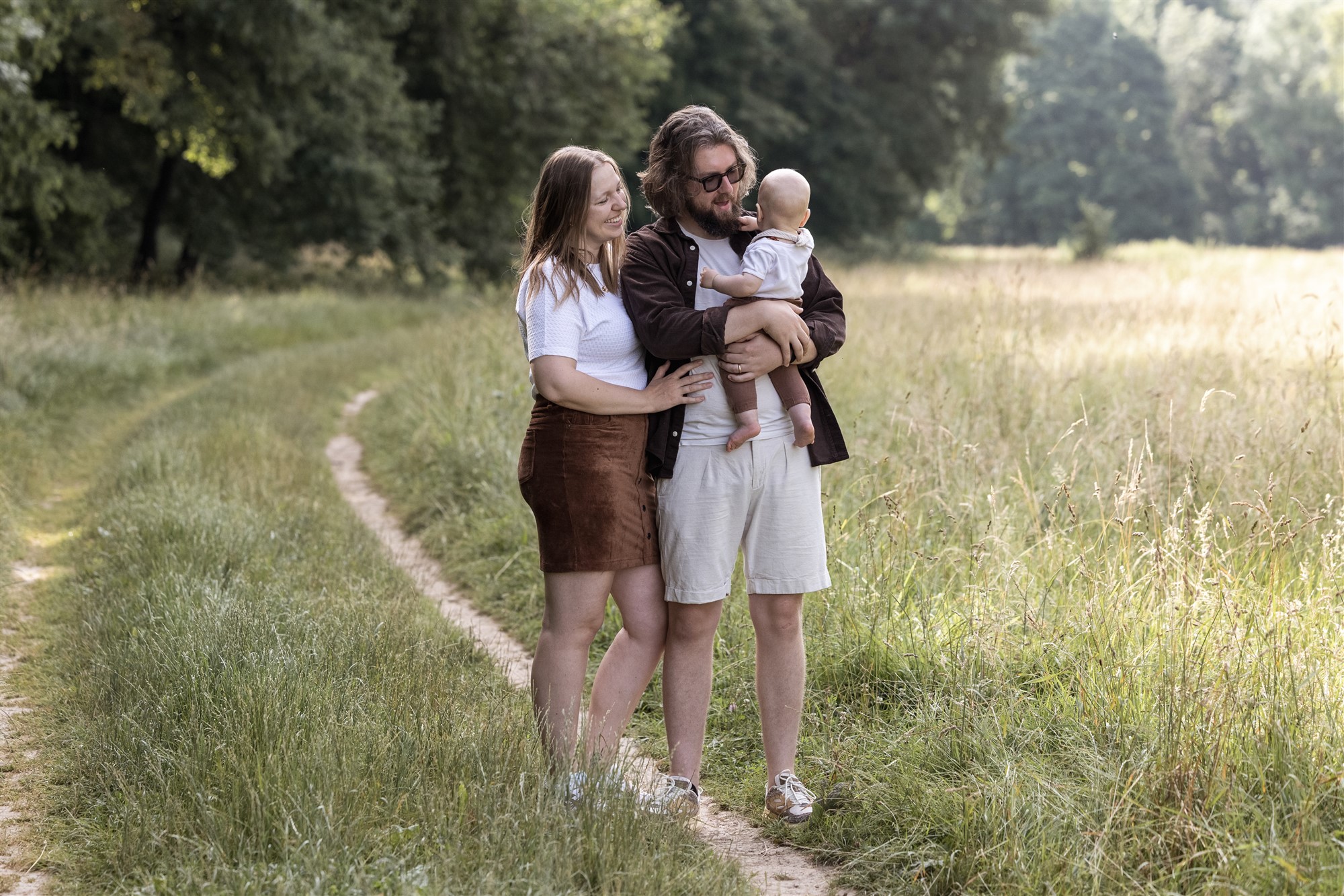 Sommerliches Familien Fotoshooting in der Natur - Fotografin Nicole.Gallery aus Basel