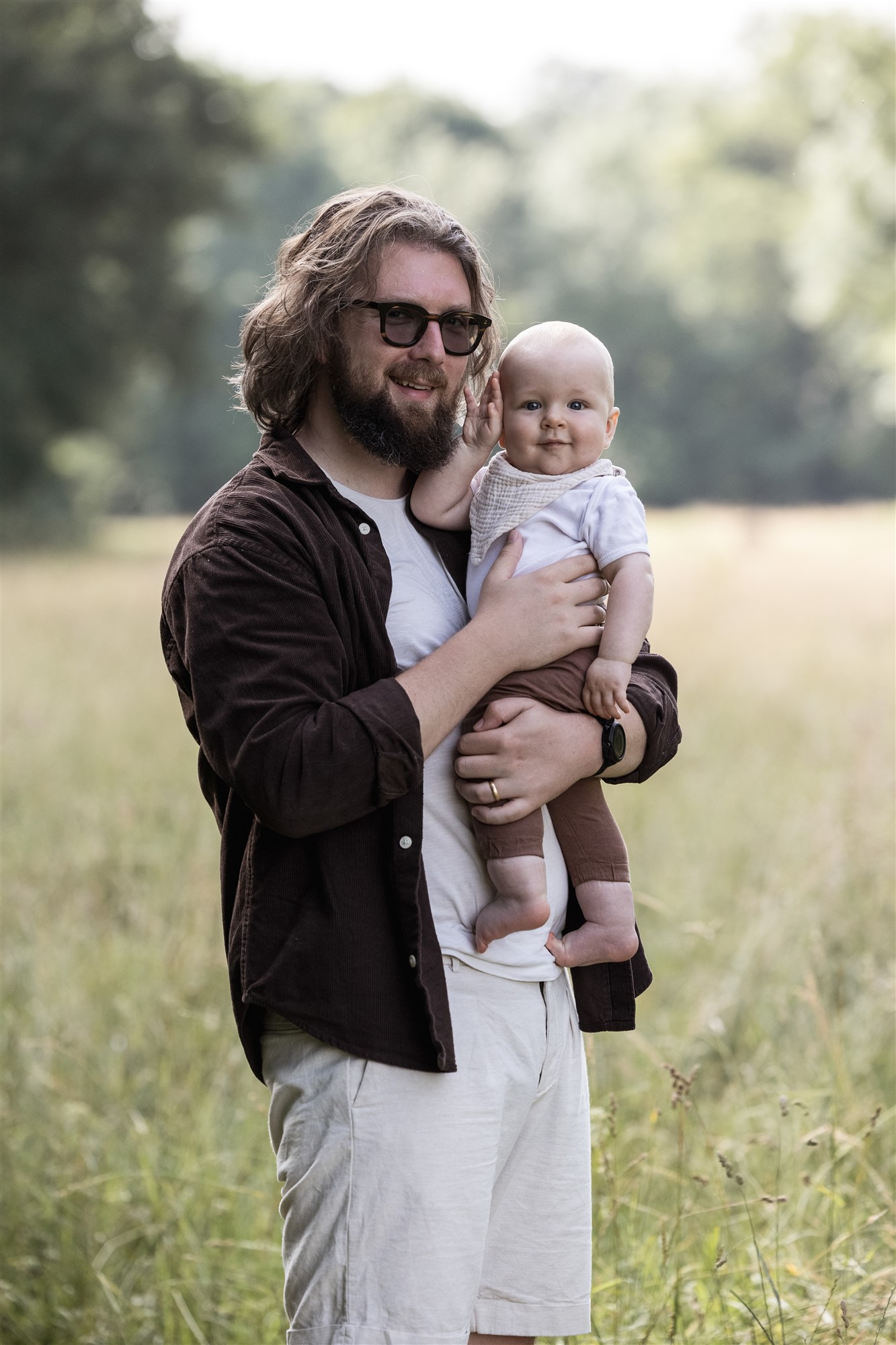 Papa und Kind Fotoshooting - Fotografin Nicole.Gallery aus Basel