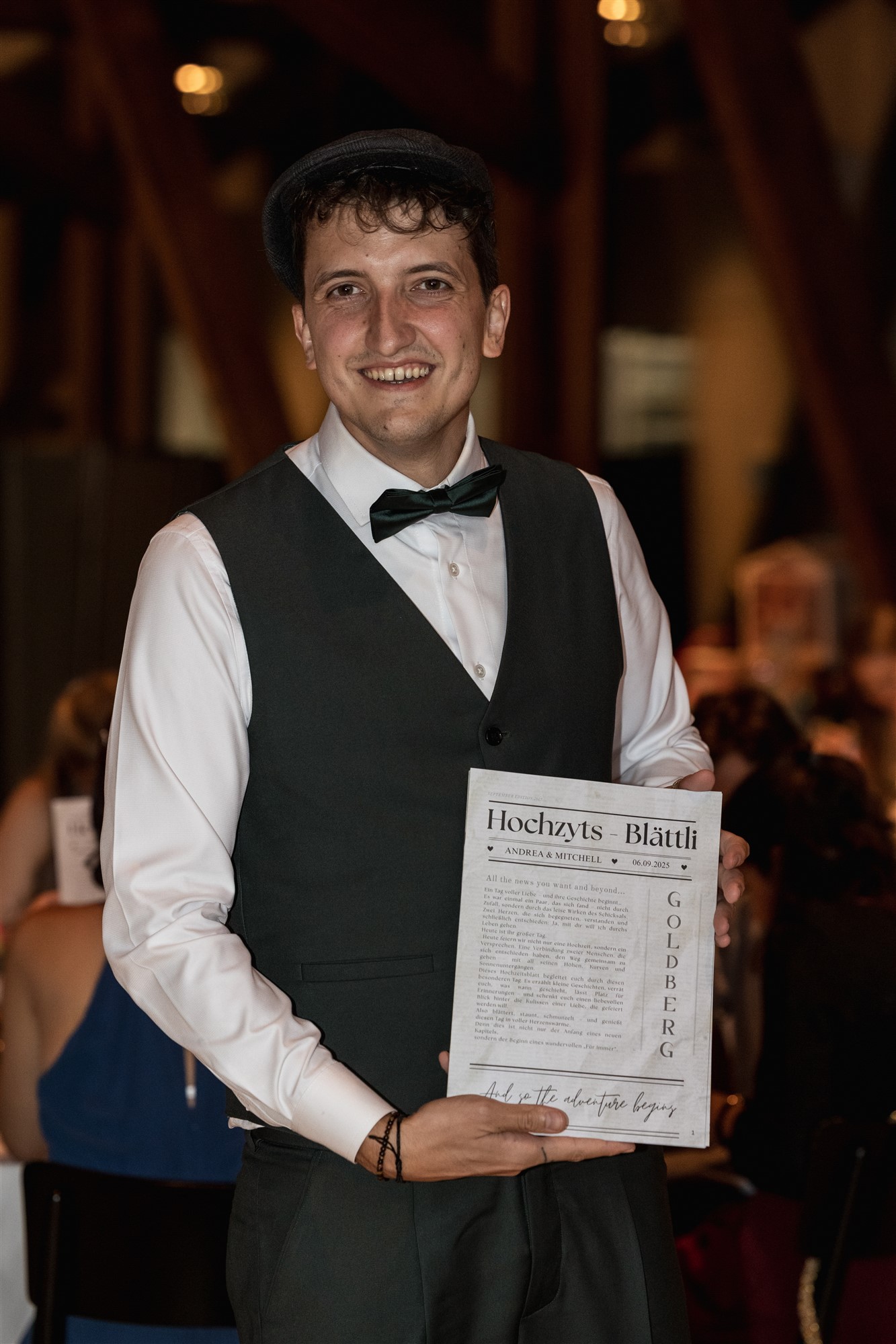 Hochzeit in den Merian Gärten - Hochzeitszeitung - Hochzeitsfotograf Basel Schweiz