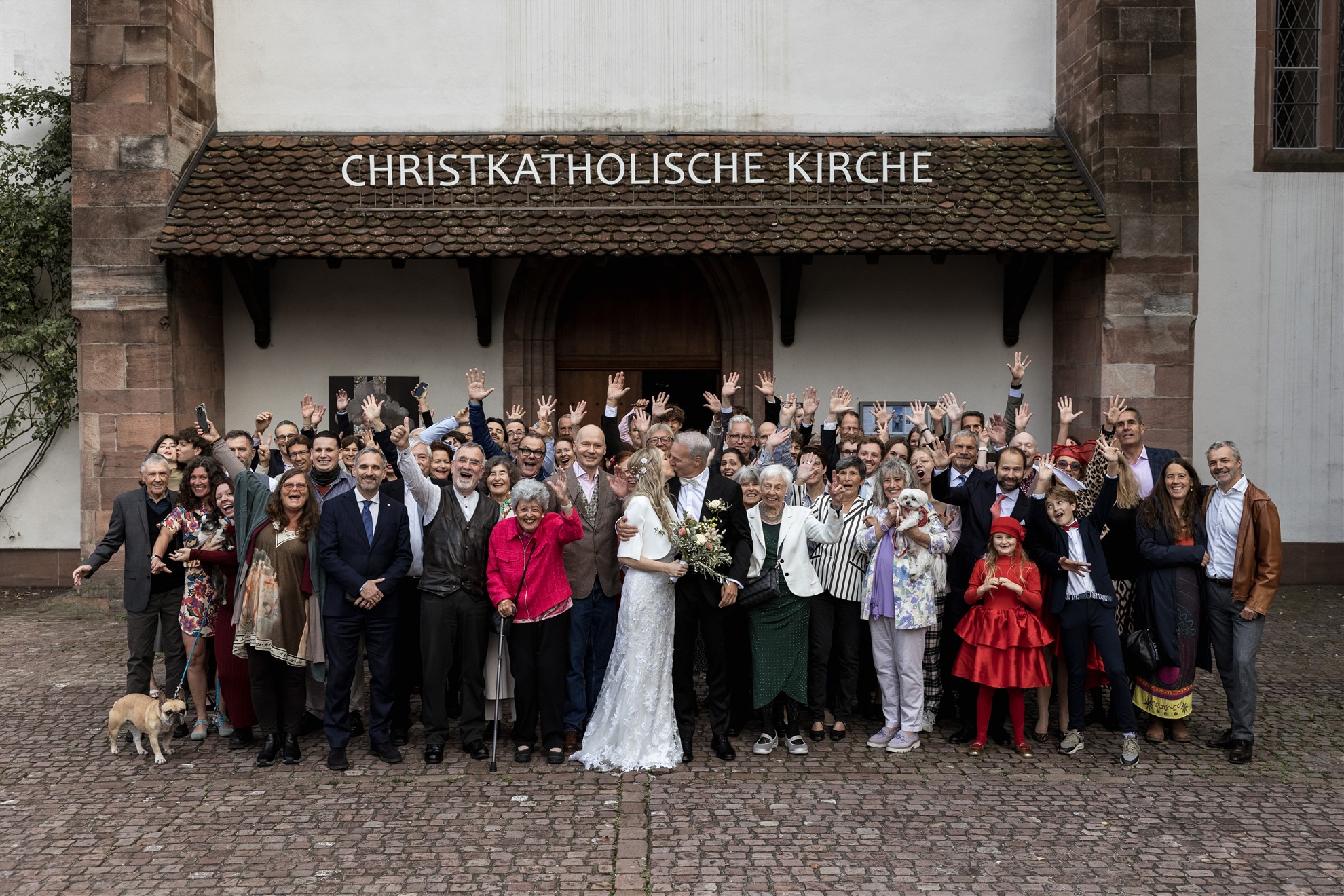 Gruppenbild Hochzeit - Hochzeitsfotograf Basel Schweiz