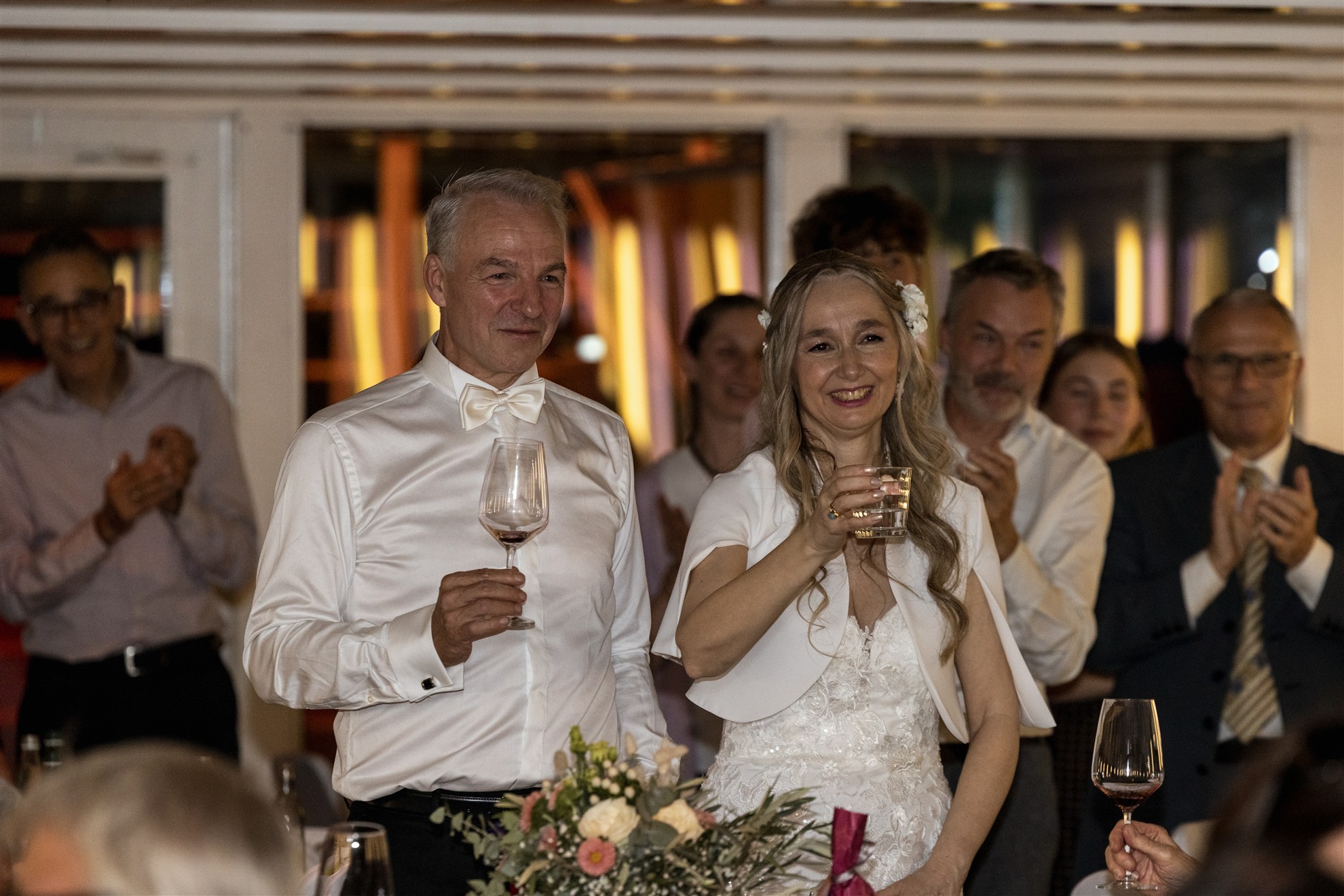 Hochzeitsfest auf dem Schiff MS Christoph Merian - Hochzeitsfotograf Basel Schweiz